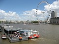 London Eye an der Themse