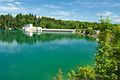 Staumauer vom Forggensee