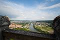 Ausblick auf Kelheim und die Donau von der Befreiungshalle