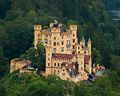 Aussicht oberhalb vom Schloss Neuschwanstein