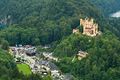 Aussicht oberhalb vom Schloss Neuschwanstein