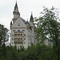 Westliche Seite von Schloss Neuschwanstein