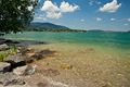 Tegernsee bei Rottach-Egern mit Blick auf Bad Wiessee