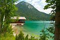 Walchensee in der Nähe von Urfeld an der Nordspitze des Sees