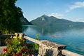 Westlicher Walchensee beim Ort Walchensee