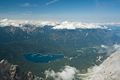 Aussicht auf den Eibsee von der Zugspitze