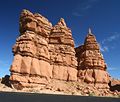 Auf der Fahrt zum Goblin Valley