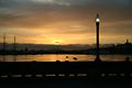 Sonnenaufgang über San Francisco am Municipal Pier