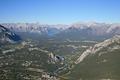 Ausblick auf Banff vom Sulphur Mountain aus