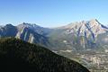 Ausblick auf Banff vom Sulphur Mountain aus