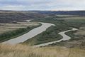 Red Deer River vom Orkney Viewpoint