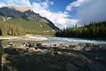 bei den Athabasca Falls
