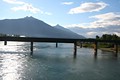 Brücke über dem Columbia River bei Revelstoke