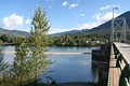 Brücke über dem Columbia River bei Revelstoke