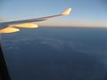 Auf dem Flug von Seattle nach Paris