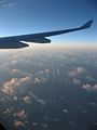 Auf dem Flug von Seattle nach Paris