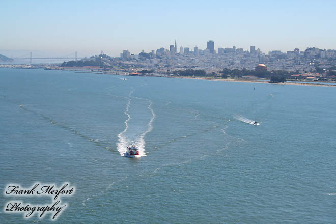 Auf der Golden Gate Bridge