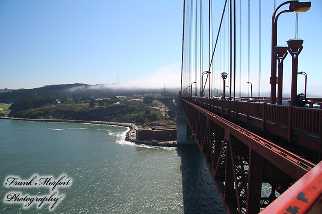Auf der Golden Gate Bridge