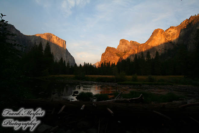 Yosemite Valley beim Sonnenuntergang