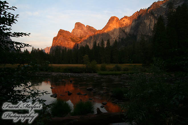 Yosemite Valley beim Sonnenuntergang