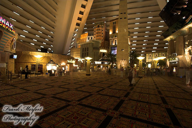 Im Hotel Luxor in Las Vegas