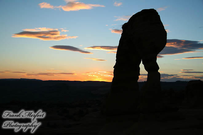 Delicate Arch beim Sonnenuntergang