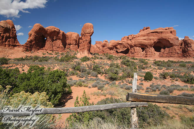 Trail zurück vom Double Arch