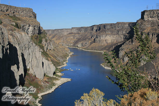 Bei den Shoshone Falls