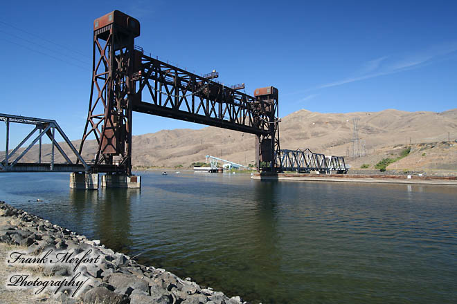 Eisenbahnbrücke über dem Clearwater River